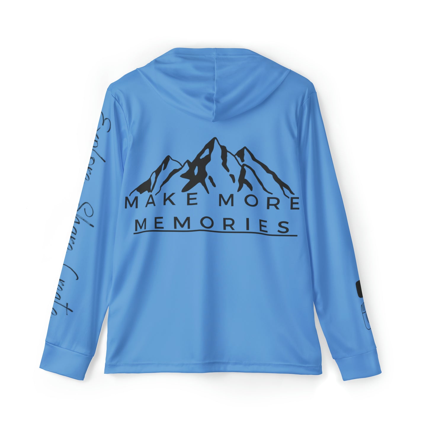 Explore. Share. Create. | Athletic Hoodie (Blue)